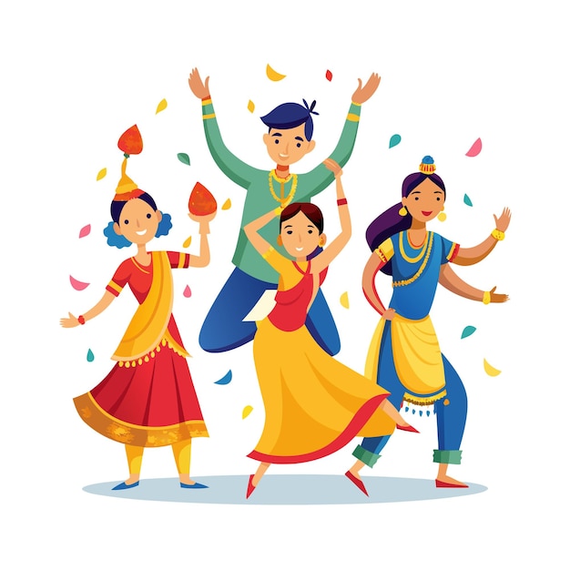 Illustratie van het concept van Diwali