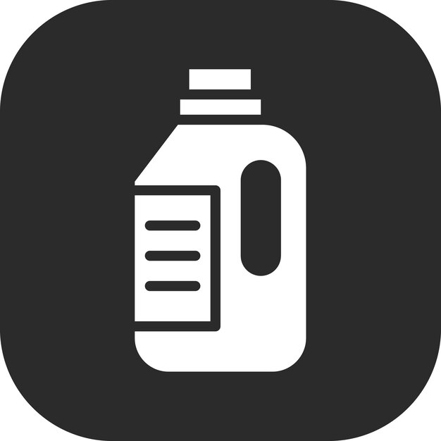 Illustratie van het icoon van de hygiëne-routine van de detergentvector