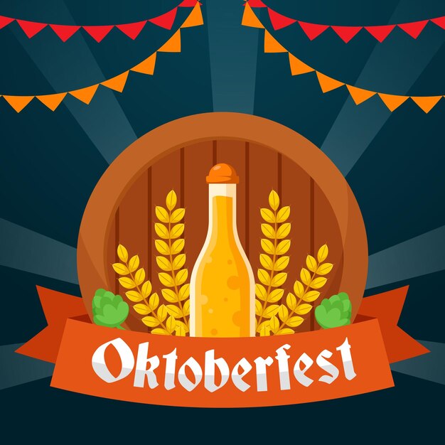 Illustratie van het Oktoberfest