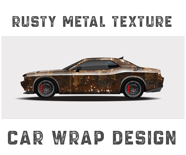Illustratie van het ontwerp van de decal wrap voor sportwagens