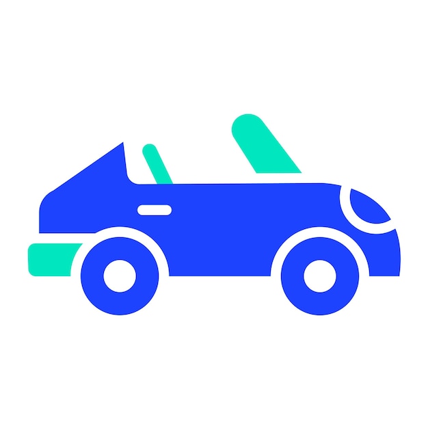 Illustratie van het ontwerp van het icoon van de auto