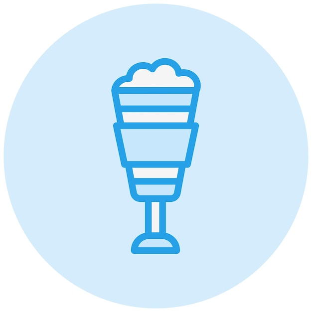 Illustratie van het ontwerp van Latte Vector Icon