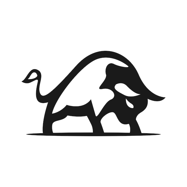 Illustratie van het ontwerpconcept van het Buffalo-logo