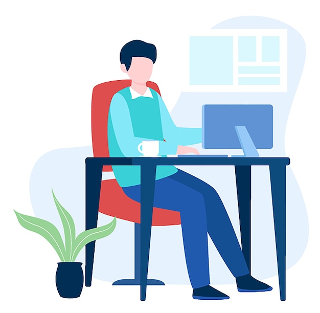 Illustratie van het startconcept