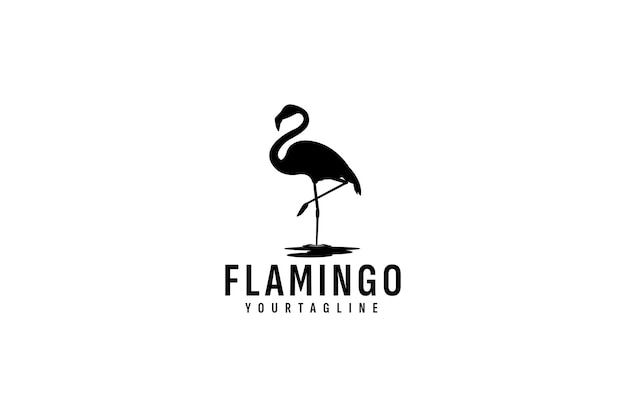 Illustratie van het vectorpictogram van het Flamingo-logo