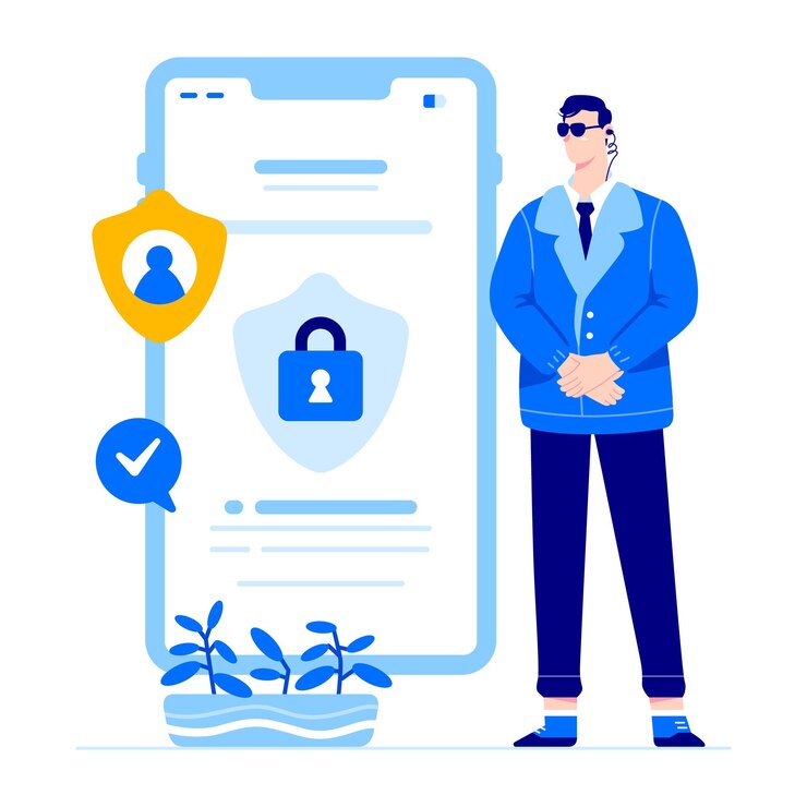illustratie van het veiligheidsconcept