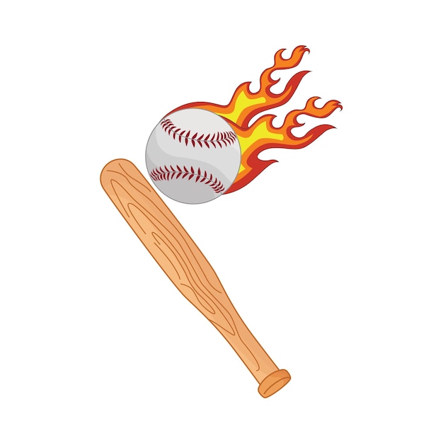 Illustratie van honkbal