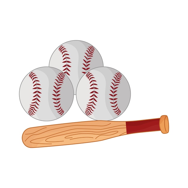 Vector illustratie van honkbal