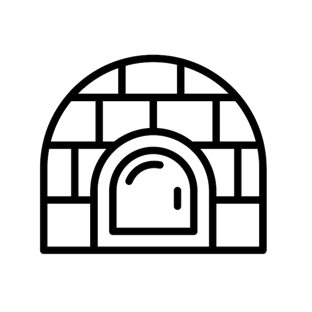 Vector illustratie van iglo