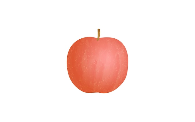Illustratie van ingrediënten transparante aquarelstijl van appel