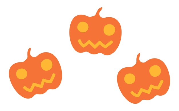 Illustratie van Jack O'Lantern voor HalloweenxAVectorillustratie