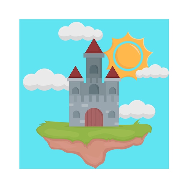 Illustratie van kasteel