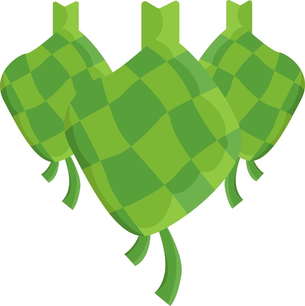 Vector illustratie van ketupat