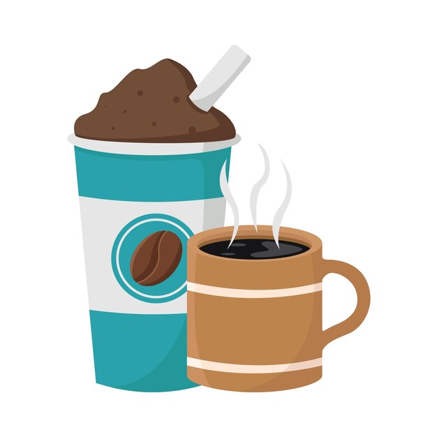 Vector illustratie van koffie