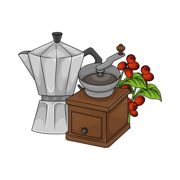 Vector illustratie van koffie