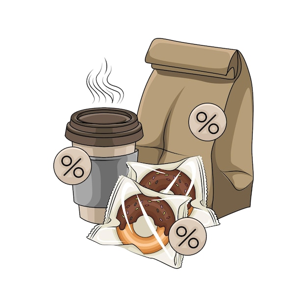 Illustratie van koffie