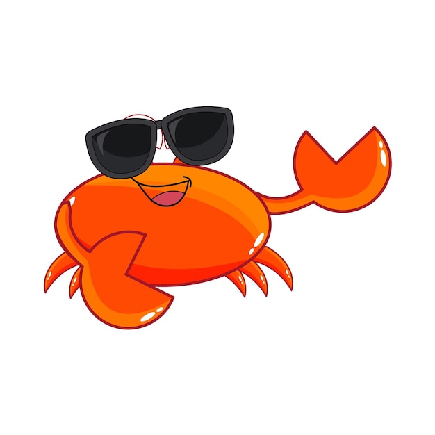 Vector illustratie van krab