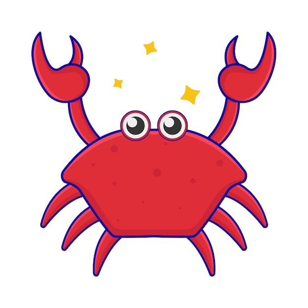 Vector illustratie van krab