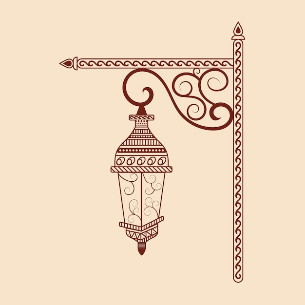 illustratie van lamp vector ontwerp