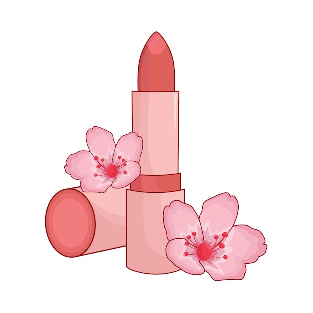 Vector illustratie van lippenstift