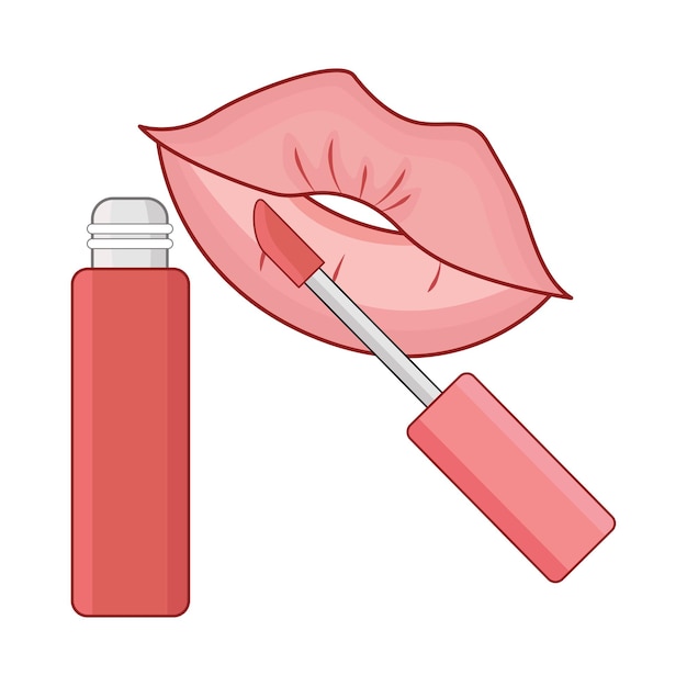 Illustratie van lippenstift
