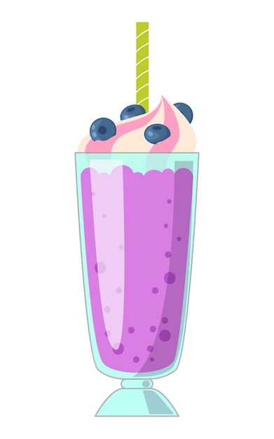 Illustratie van milkshake