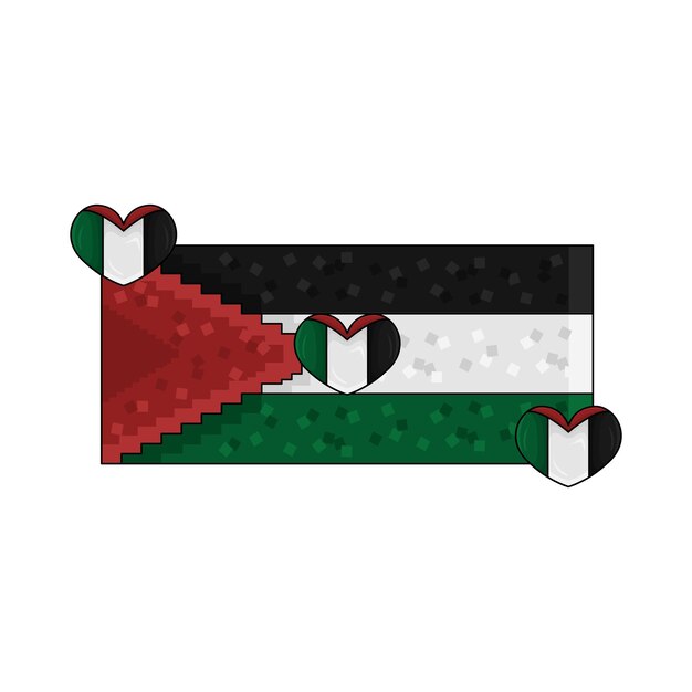 Vector illustratie van palestina