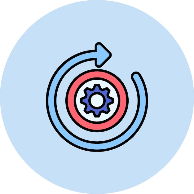 Illustratie van Scrumban Flat