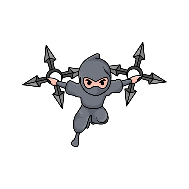 Vector illustratie van shuriken