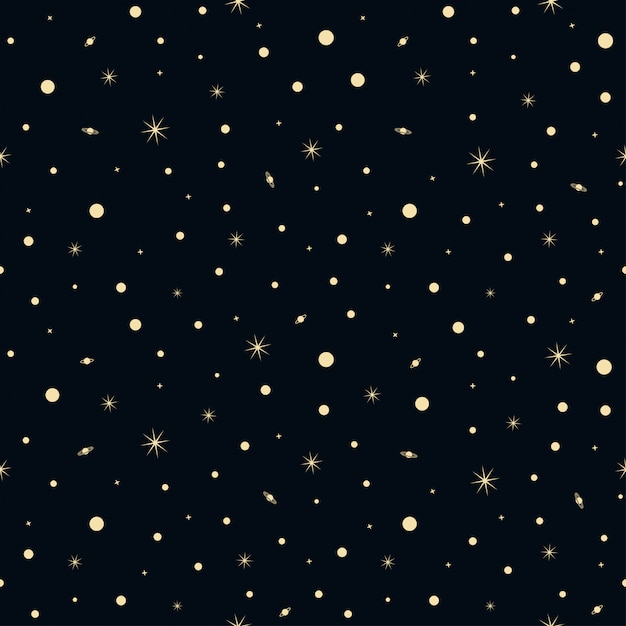 Illustratie van sterren op ruimte