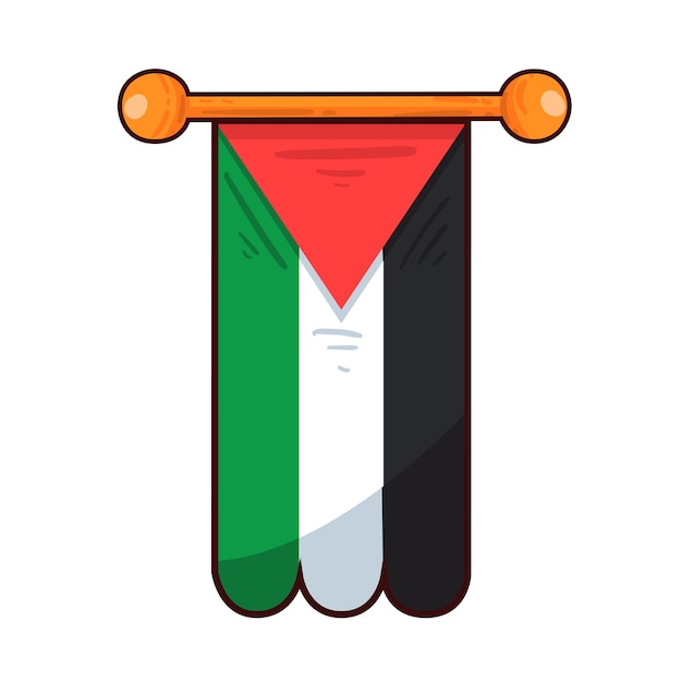 Illustratie van vrij Palestina