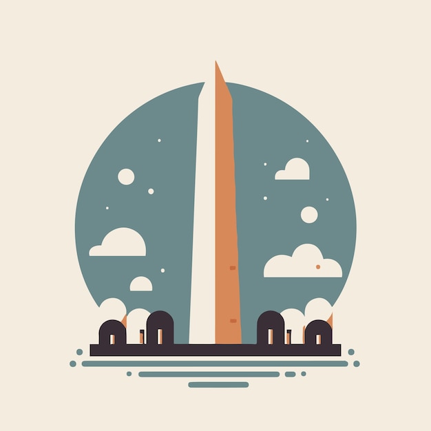 Vector illustratie van washington