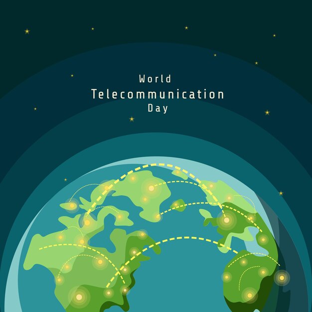 Illustratie Vector Aarde Voor Thema Tech