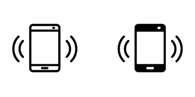 Illustratie Vector afbeelding van slimme telefoonpictogram