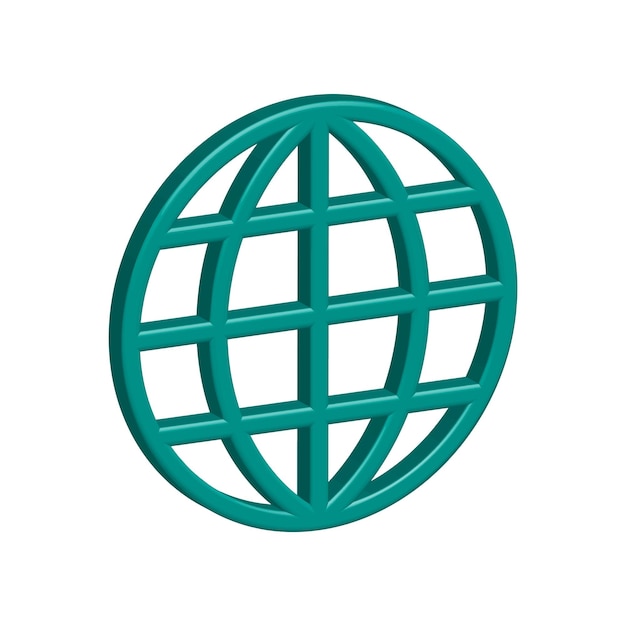 Illustratie Vector afbeelding van wereldbol pictogrammalplaatje