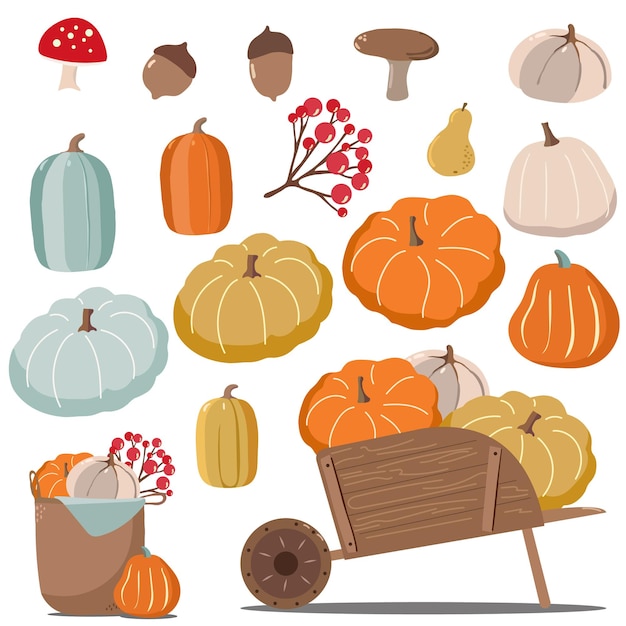 Illustratie Vector Autumn stemming clipart