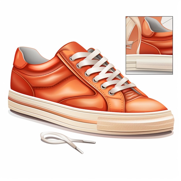 Vector illustratie vector ontwerp mode schoeisel geïsoleerde sport voet pictogram schoenen schoen symbool c