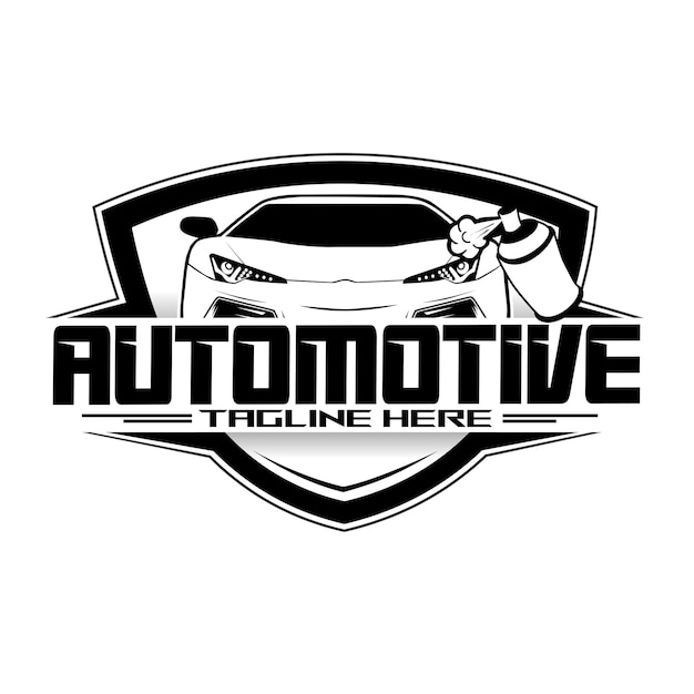 Illustratie vectorafbeelding van auto detaillering diensten logo ontwerp