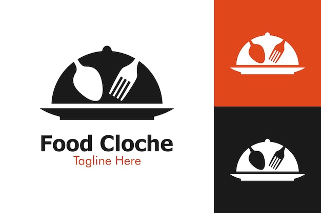 Illustratie Vectorafbeelding van Food Cloche Logo Perfect om te gebruiken voor Food Company