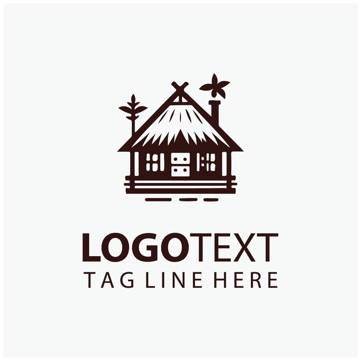 Illustraties van het logo van Hut