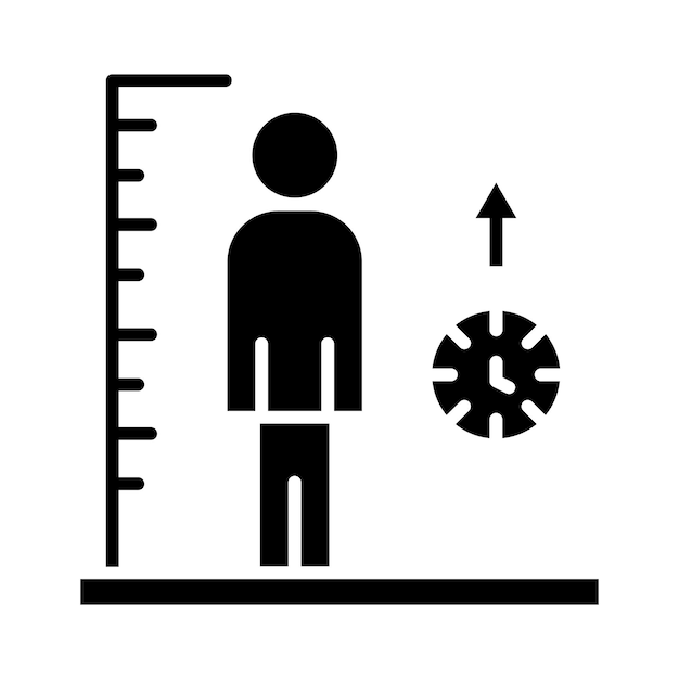 Illustratiestijl van de lichaamsmassa-indexvector