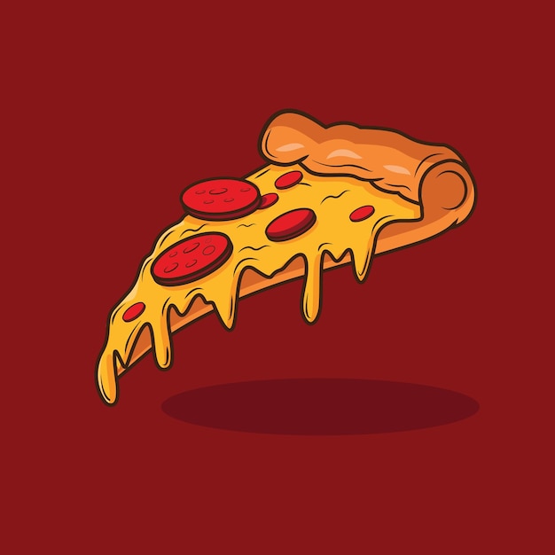 Illustratievectorafbeelding van pizza