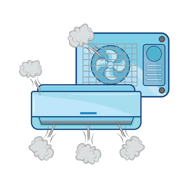 Vector illustration of air conditioner