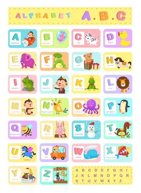 Illustration Alphabet A-Z vector