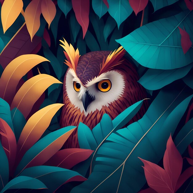 Vector illustration animal wild vector images with ai generated