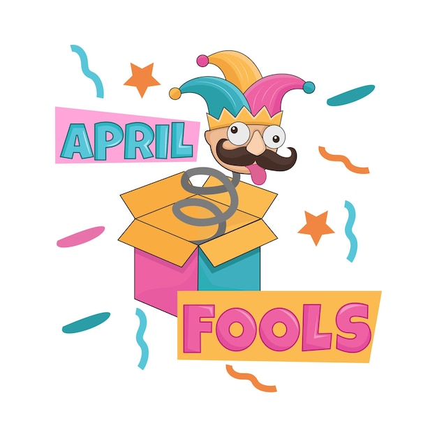 Illustration of april fool