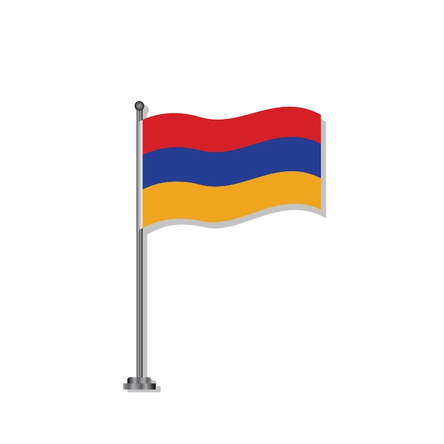 Illustration of Armenia flag Template