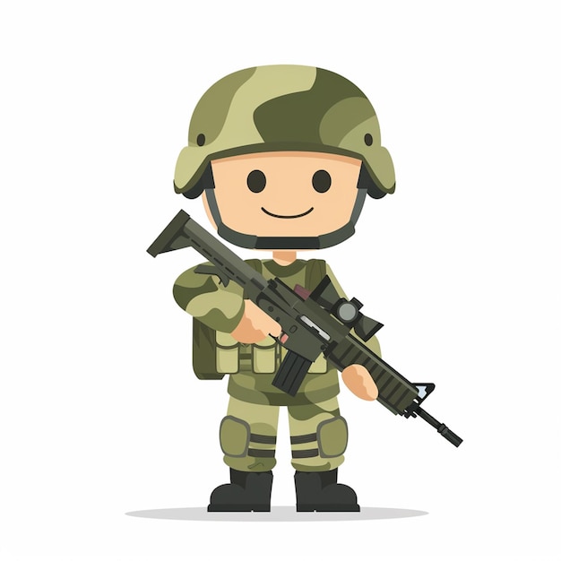 illustration army soldier military vector design background war freedom history force gra