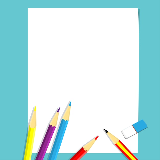 Illustration of Art class concept for Education Concept