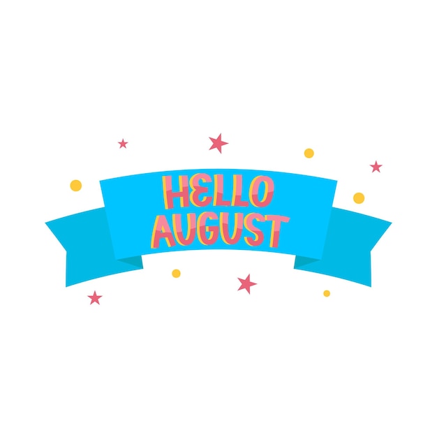 Illustration of august